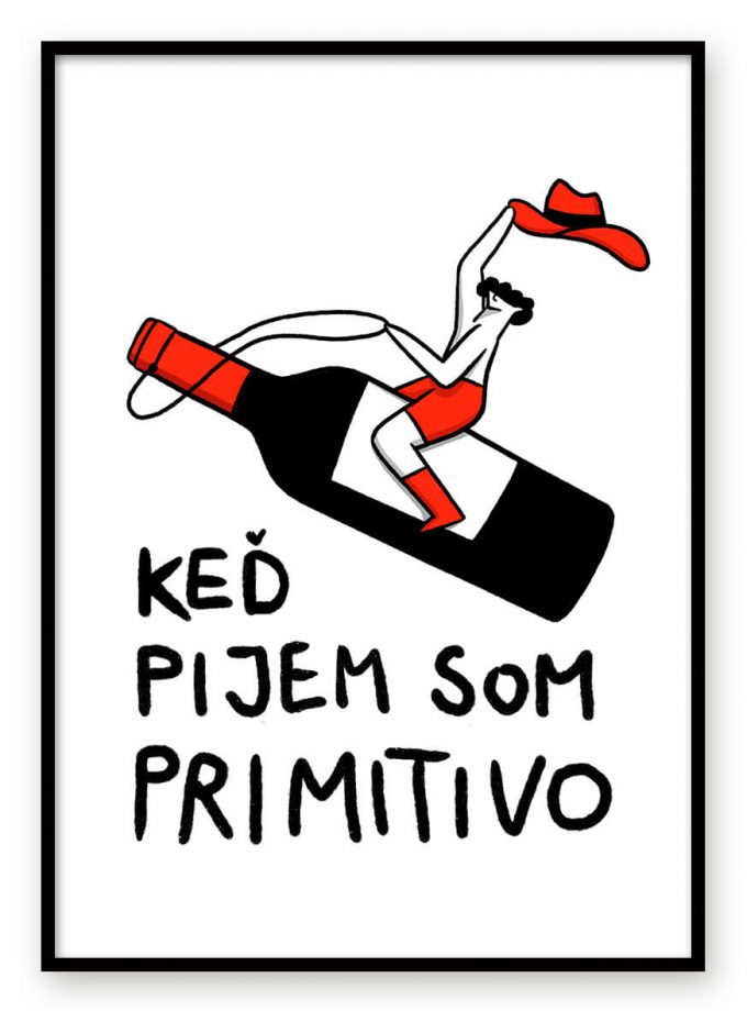 Ilustrácia primitivo Wine Door Club riso